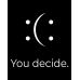 Футболка жіноча чорна з принтом You Decide