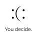Футболка чоловіча біла з принтом You Decide