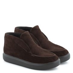 Черевики жіночі зимові замшеві Hiver коричневі