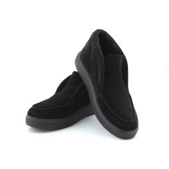 Черевики жіночі зимові замшеві Hiver чорні