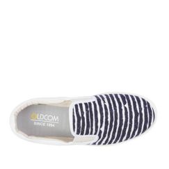 Слипоны женские BOSTON Marine белые хлопок (limited edition)