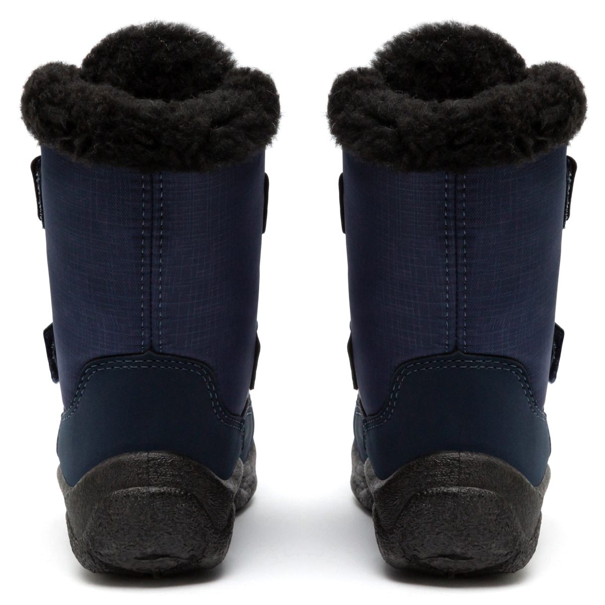 Дитячі чоботи-дутики зимові Alaska сині на чорній підошві