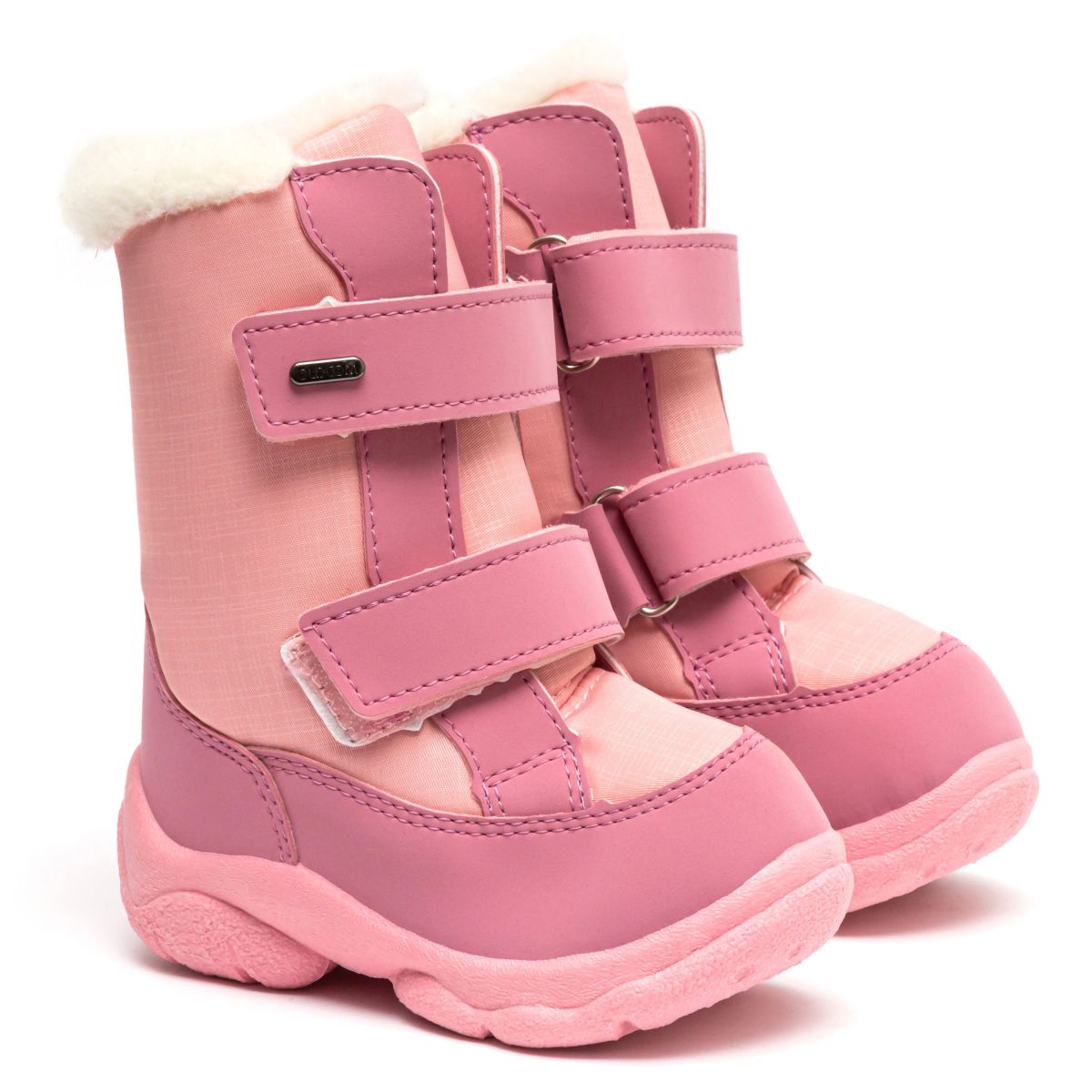 Дитячі чоботи-дутики зимові Alaska рожеві
