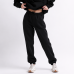 Затишний чорний спортивний костюм в стилі oversize 55862