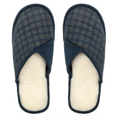 Кімнатні тапочки чоловічі Warmy Men сині
