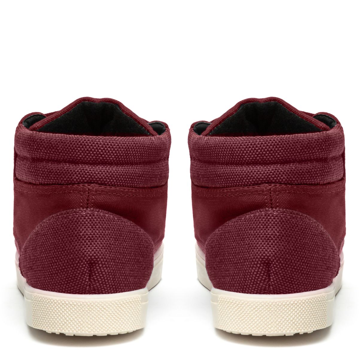 Кеды высокие Leo бордовые