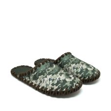 Комнатные тапочки фетровые Пиксель хаки