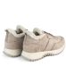 Кросівки жіночі замшеві на хутрі Remi бежеві
