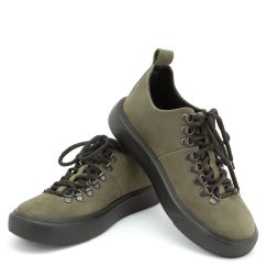 Туфлі чоловічі демісезонні з нубука Robby хакі