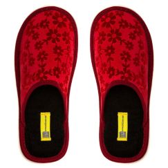 Кімнатні тапочки жіночі Roxy червона ромашка