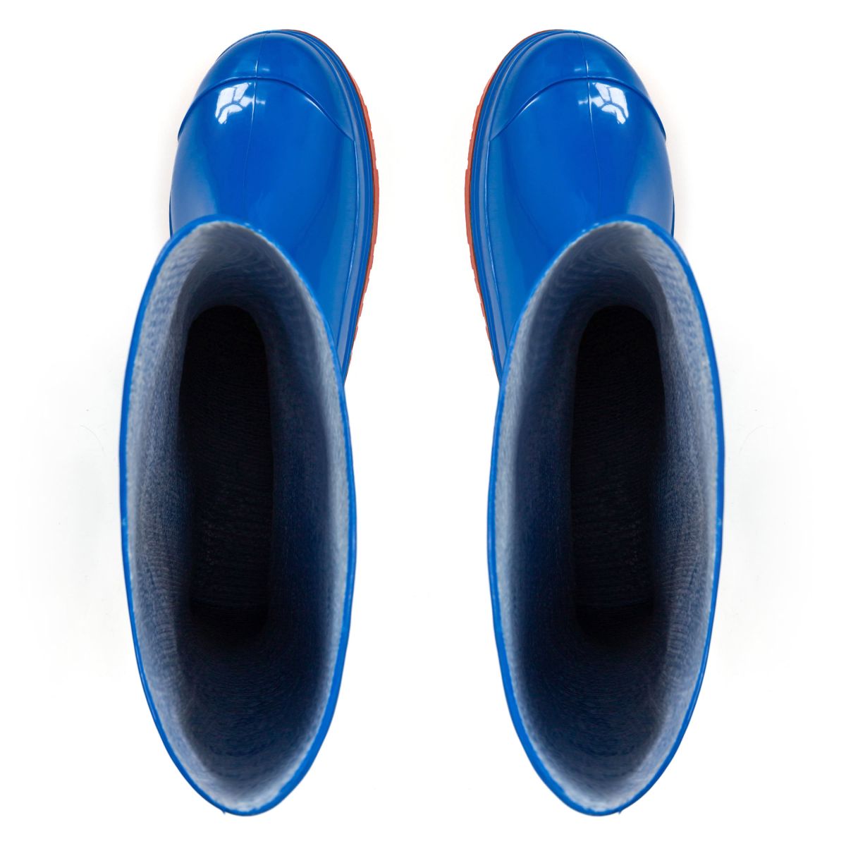 Гумові чоботи VIVID сині на червоній підошві