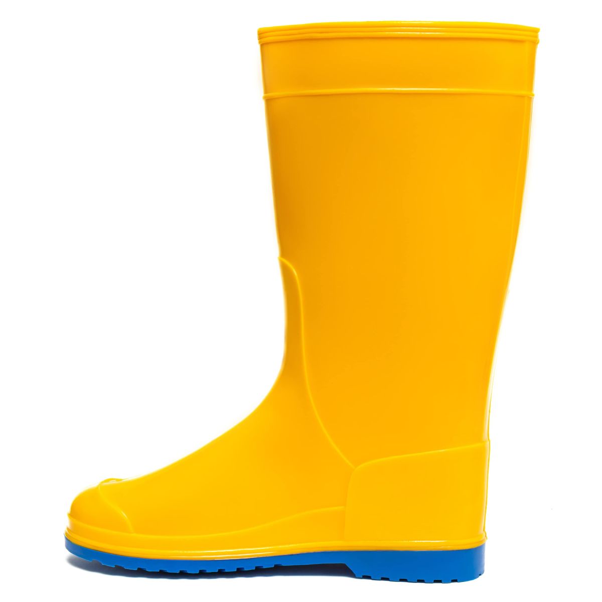 Гумові чоботи VIVID жовті з синьою підошвою