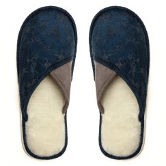 Комнатные тапочки женские Warmy Women синие