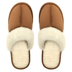 Комнатные тапочки Comfy коричневые