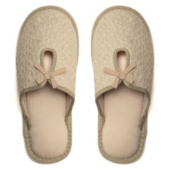 Кімнатні тапочки жіночі Bella світло-бежеві