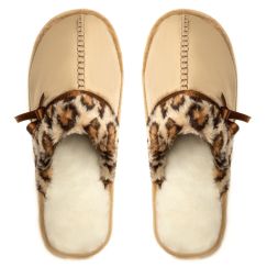 Комнатные тапочки женские Comfy бежевые