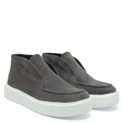 Черевики жіночі демісезонні на байці Victoria сірі