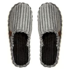 Кімнатні тапочки чоловічі Larry сіро-чорні