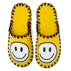 Комнатные тапочки фетровые Smile жёлтые Комнатные тапочки фетровые Smile жёлтые