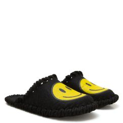 Комнатные тапочки детские фетровые Smile чёрные