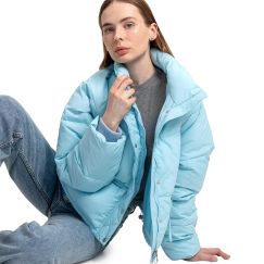 Куртка жіноча oversize блакитна 55738