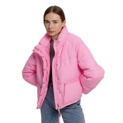 Куртка жіноча oversize рожева 55741