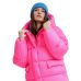 Зимова куртка жіноча oversize рожева 60187