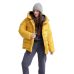 Зимова куртка жіноча oversize гірчична 60192