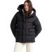 Зимова куртка жіноча oversize чорна 60193